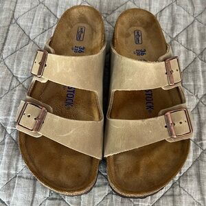 Birkenstocks Women’s Size 36-Arizona Tobacco Oiled Leather